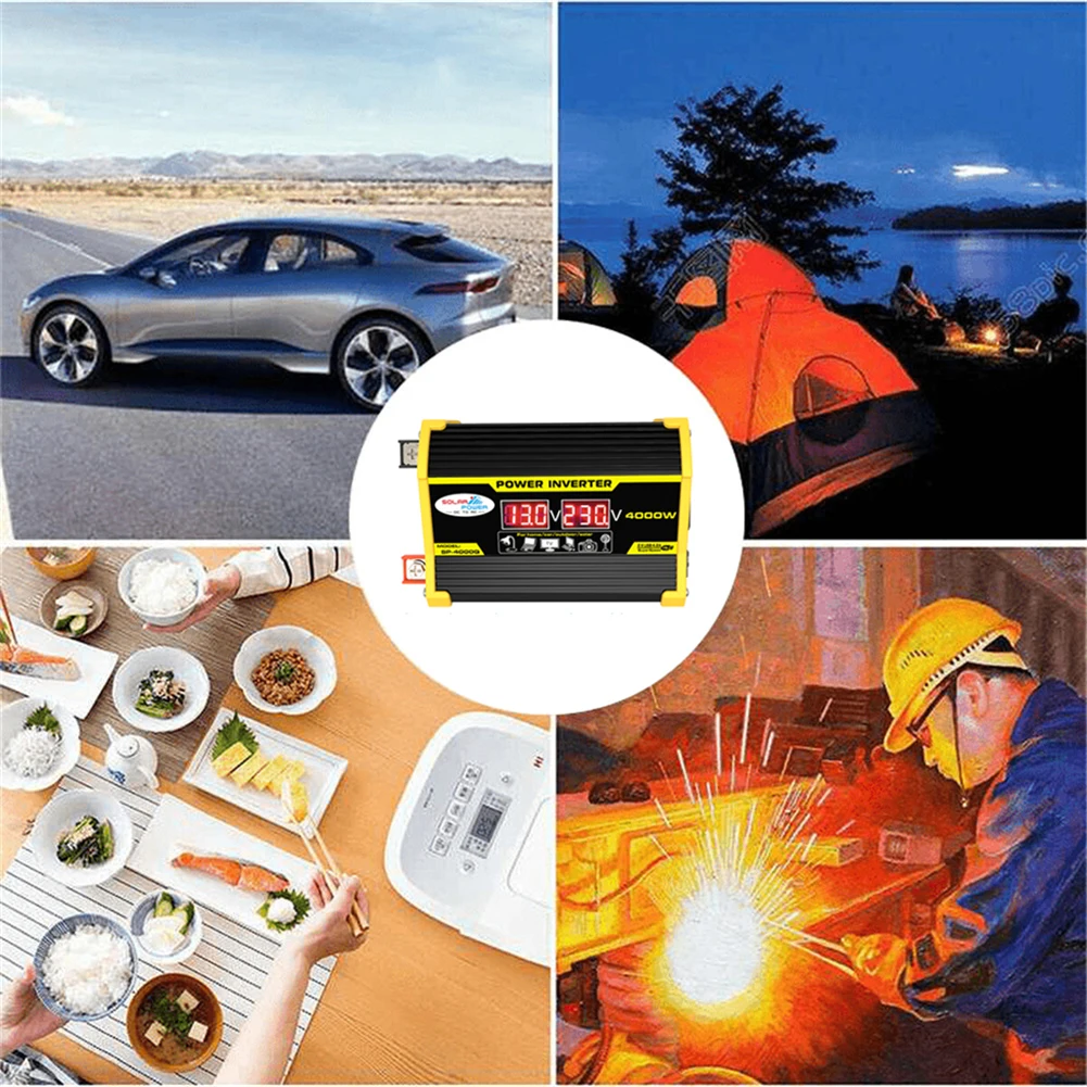 Vehicle Power Inverter LED Display Voltage Transformer Car Adapter Dual USB Charger Converter Lightweight Auto Accessories
Vehicle Power Inverter LED Display Voltage Transformer Car Adapter Dual USB Charger Converter Lightweight Auto Accessories