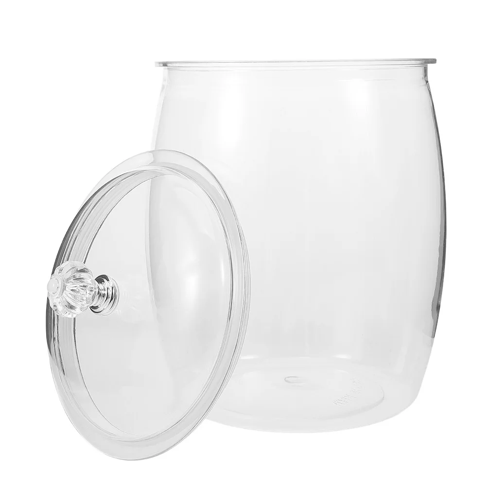 Plastic Food Storage Jar Airtight Clear Cookie Container Large Capacity Transparent Sealed Canister Kitchen Storage Sugar
Plastic Food Storage Jar Airtight Clear Cookie Container Large Capacity Transparent Sealed Canister Kitchen Storage Sugar
