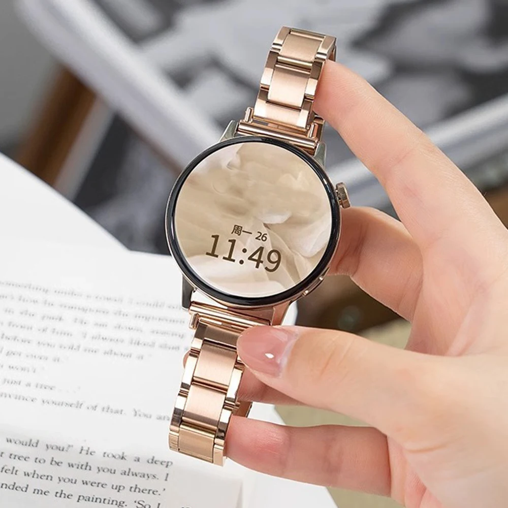 Женский тонкий ремешок для Huawei Watch GT4/5 41 мм 5Pro 46 мм, браслет из нержавеющей стали для Samsung Galaxy 7 6 5 4 40 мм 44 мм, ремешок Correa
Женский тонкий ремешок для Huawei Watch GT4/5 41 мм 5Pro 46 мм, браслет из нержавеющей стали для Samsung Galaxy 7 6 5 4 40 мм 44 мм, ремешок Correa