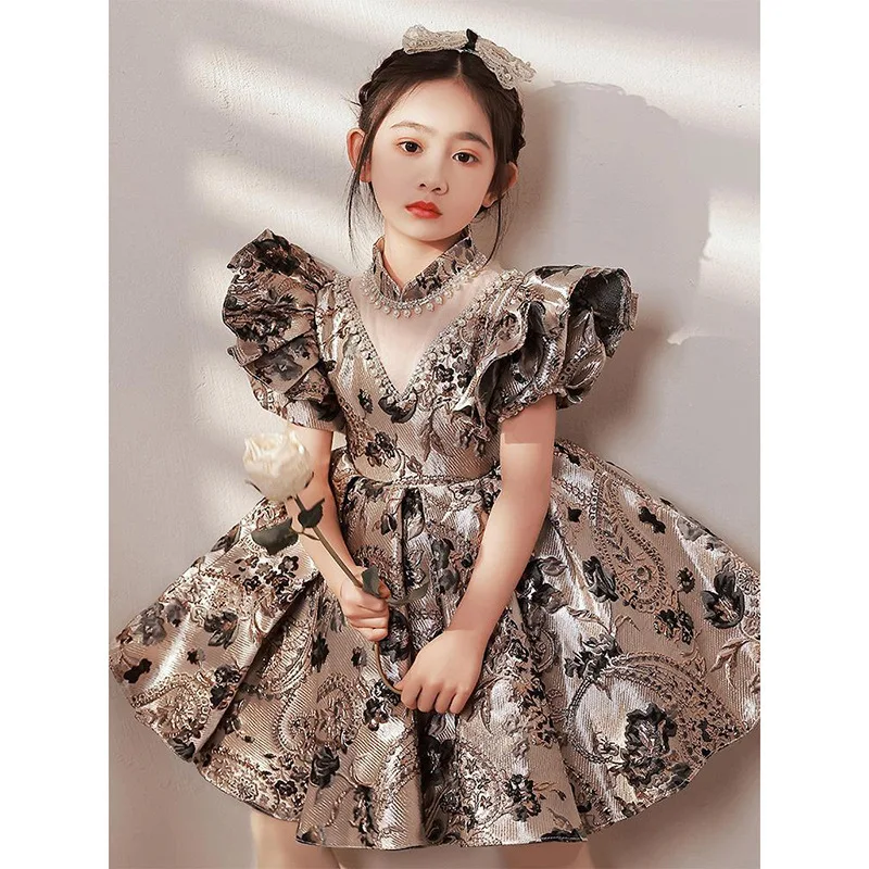 Childrens Evening Dress Runway Show Birthday Host Girls Piano Flower Girl Wedding Dress Skirt
Childrens Evening Dress Runway Show Birthday Host Girls Piano Flower Girl Wedding Dress Skirt