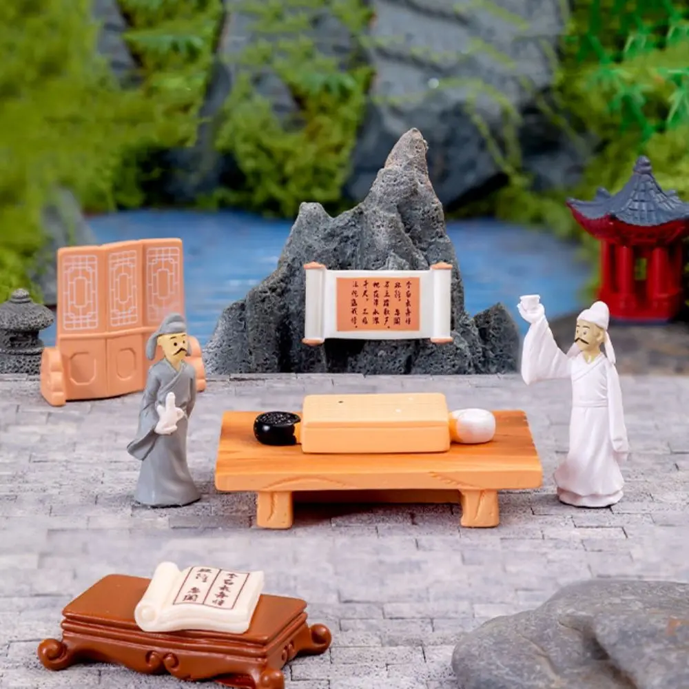 Creative Ancient Style Poetry Books Miniature Figurine Home Ornament Micro Landscape Decorations DIY Desk Decor Accessories
Creative Ancient Style Poetry Books Miniature Figurine Home Ornament Micro Landscape Decorations DIY Desk Decor Accessories