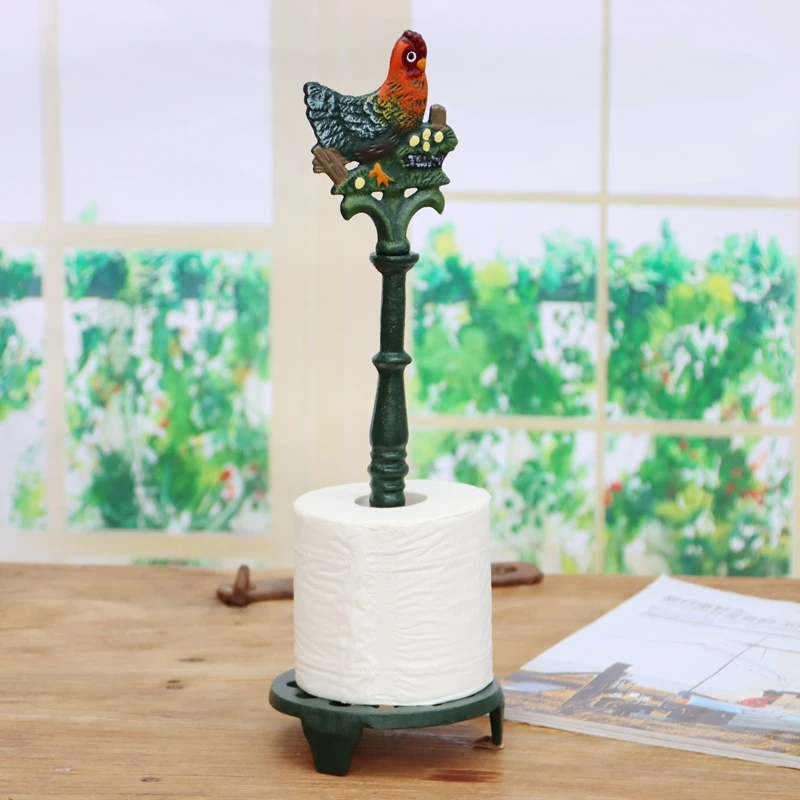 kitchen punch-free cast iron painted chicken and duck paper towel holder storage rack household roll paper holder ornament
kitchen punch-free cast iron painted chicken and duck paper towel holder storage rack household roll paper holder ornament