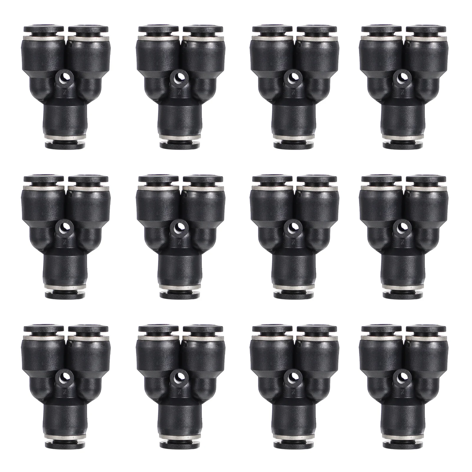 12pcs Y-Shaped Tracheal Connectors Air Hose Quick Fittings Quick-Release Pipe Joints for Pneumatic Tools Automotive Compressors
12pcs Y-Shaped Tracheal Connectors Air Hose Quick Fittings Quick-Release Pipe Joints for Pneumatic Tools Automotive Compressors