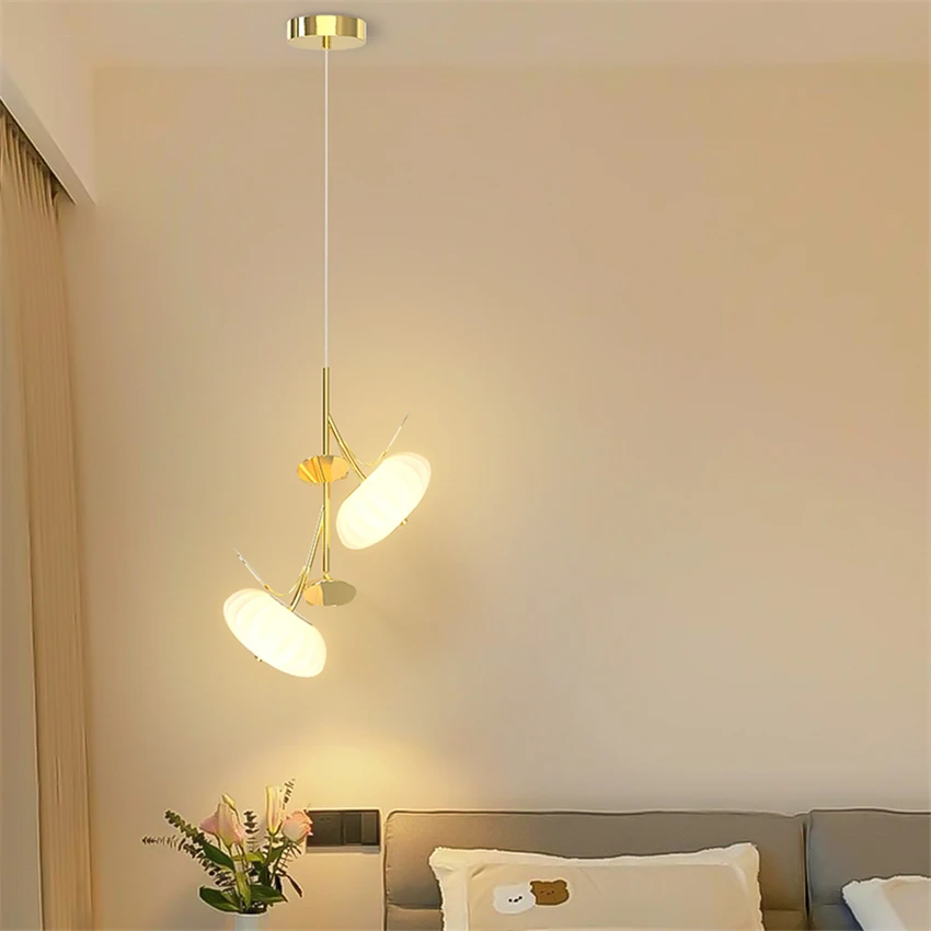 Nordic Luxury Bedroom Bedside Small Pendant Lamps Dining Room Bar Living Room Corridor Aisle Pumpkin Decorative Pendant Lights
Nordic Luxury Bedroom Bedside Small Pendant Lamps Dining Room Bar Living Room Corridor Aisle Pumpkin Decorative Pendant Lights