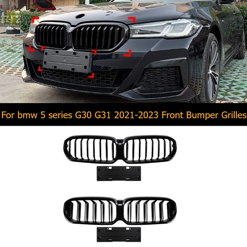 for Bmw 5 Series G30 G31 2021-2023 Front Single Line Double Line Grille Grill Replacement Grilles Auto Grill Accessories
for Bmw 5 Series G30 G31 2021-2023 Front Single Line Double Line Grille Grill Replacement Grilles Auto Grill Accessories