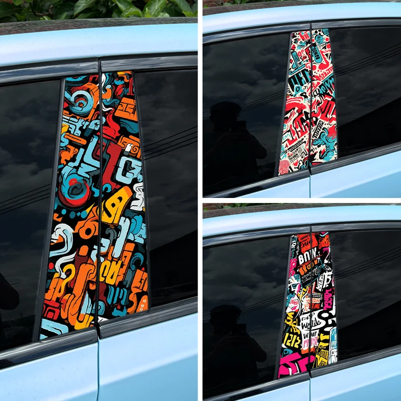 1/2PCS Funny Graffiti Car Stickers for Auto B-pillar Waterproof Sunscreen Automobile Vinyl Decals Cover Scratches Decoration
1/2PCS Funny Graffiti Car Stickers for Auto B-pillar Waterproof Sunscreen Automobile Vinyl Decals Cover Scratches Decoration
