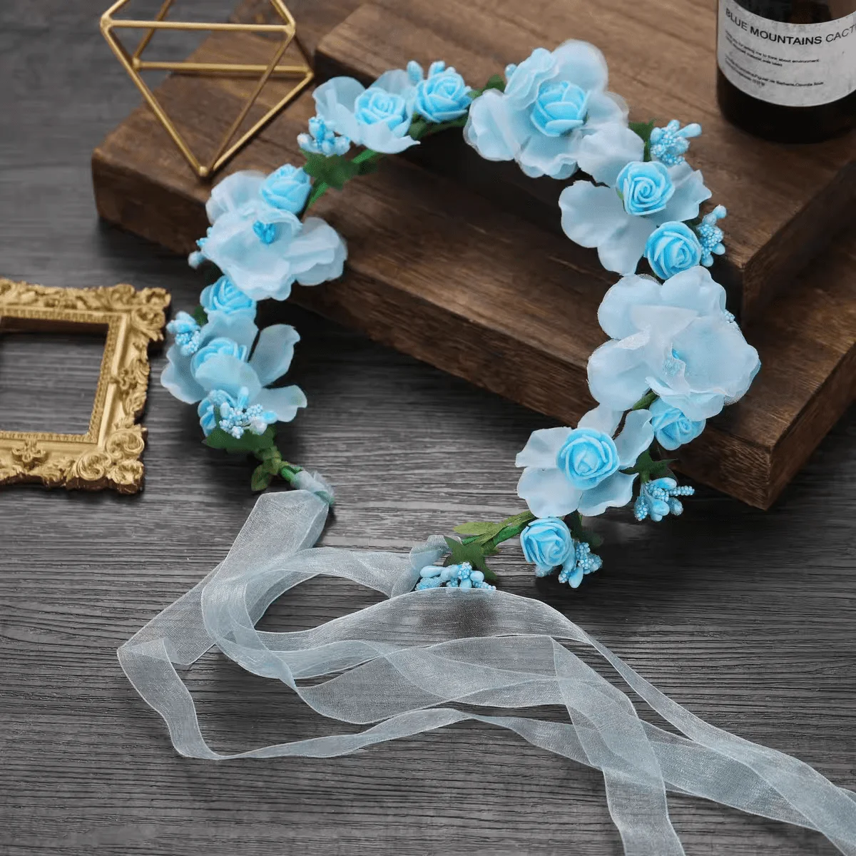 1pc Women's Floral Headpiece, Boho Style Fake Flower Crown, Bridal Wedding Beach Vacation Photo Prop Bridesmaid Hair Accessory Valentine's Day Accessories
1pc Women's Floral Headpiece, Boho Style Fake Flower Crown, Bridal Wedding Beach Vacation Photo Prop Bridesmaid Hair Accessory Valentine's Day Accessories