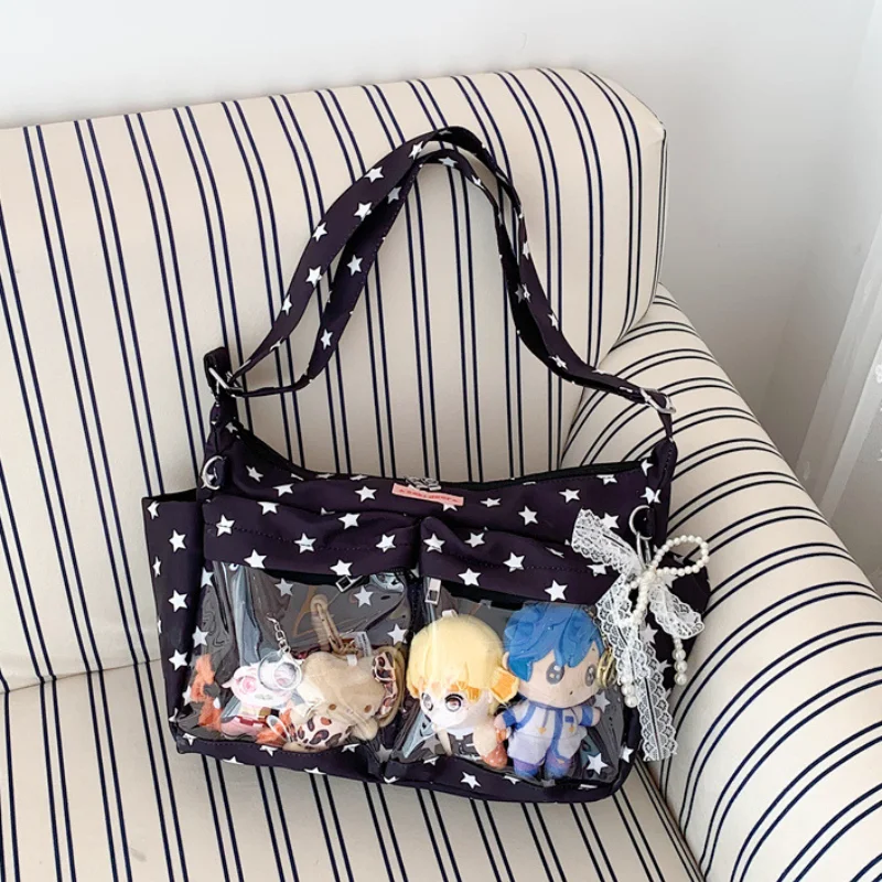 Женская модная корейская сумка-итабэг большой вместимости, сумка через плечо на молнии, с несколькими карманами и прозрачным отделением для документов
Женская модная корейская сумка-итабэг большой вместимости, сумка через плечо на молнии, с несколькими карманами и прозрачным отделением для документов