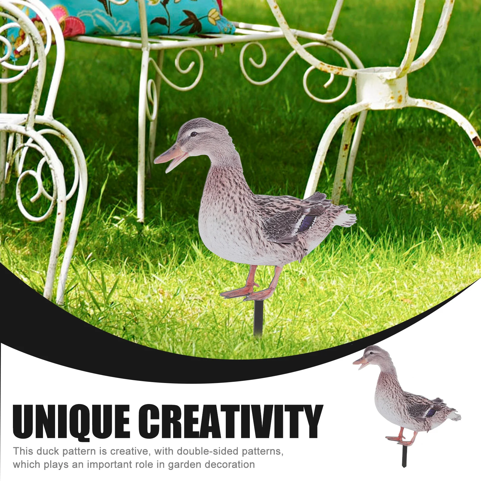 Duck Garden Stake Yard Ornament Acrylic Insert Realistic Decoration Outdoor Courtyard Vibrant Sign Garden Stake 
Duck Garden Stake Yard Ornament Acrylic Insert Realistic Decoration Outdoor Courtyard Vibrant Sign Garden Stake