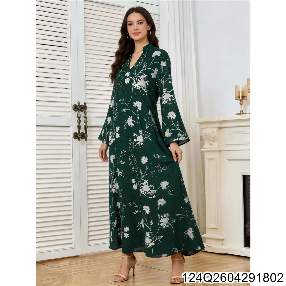 2026 New Women's V-neck Beaded Embroidery Style, Elegant, Light Luxury and Fashionable Party and Gathering Outfits 124Q26042918
2026 New Women's V-neck Beaded Embroidery Style, Elegant, Light Luxury and Fashionable Party and Gathering Outfits 124Q26042918