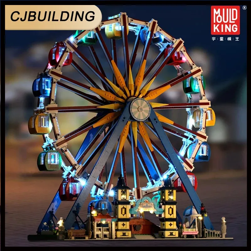 Mould King 11006 Remote Control Ferris Wheel Compatible 10247 15012 Buidling Blocks Bricks Educational RC Toys Birthday Gifts
Mould King 11006 Remote Control Ferris Wheel Compatible 10247 15012 Buidling Blocks Bricks Educational RC Toys Birthday Gifts