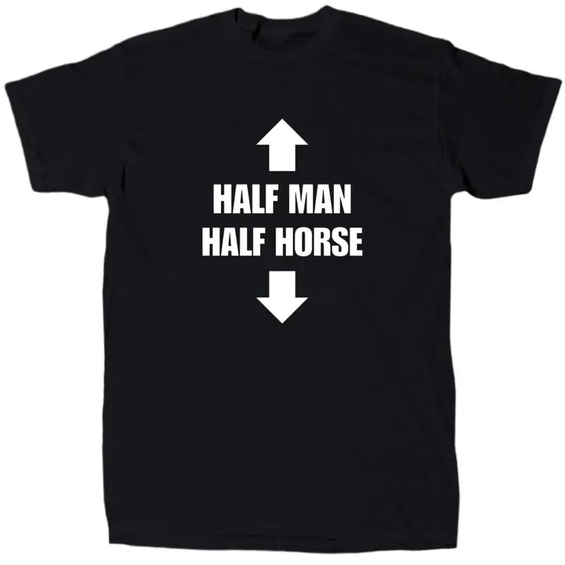 Мужская забавная наступательная саркастическая футболка Half Man Half Horse — хлопок — подарок
Мужская забавная наступательная саркастическая футболка Half Man Half Horse — хлопок — подарок