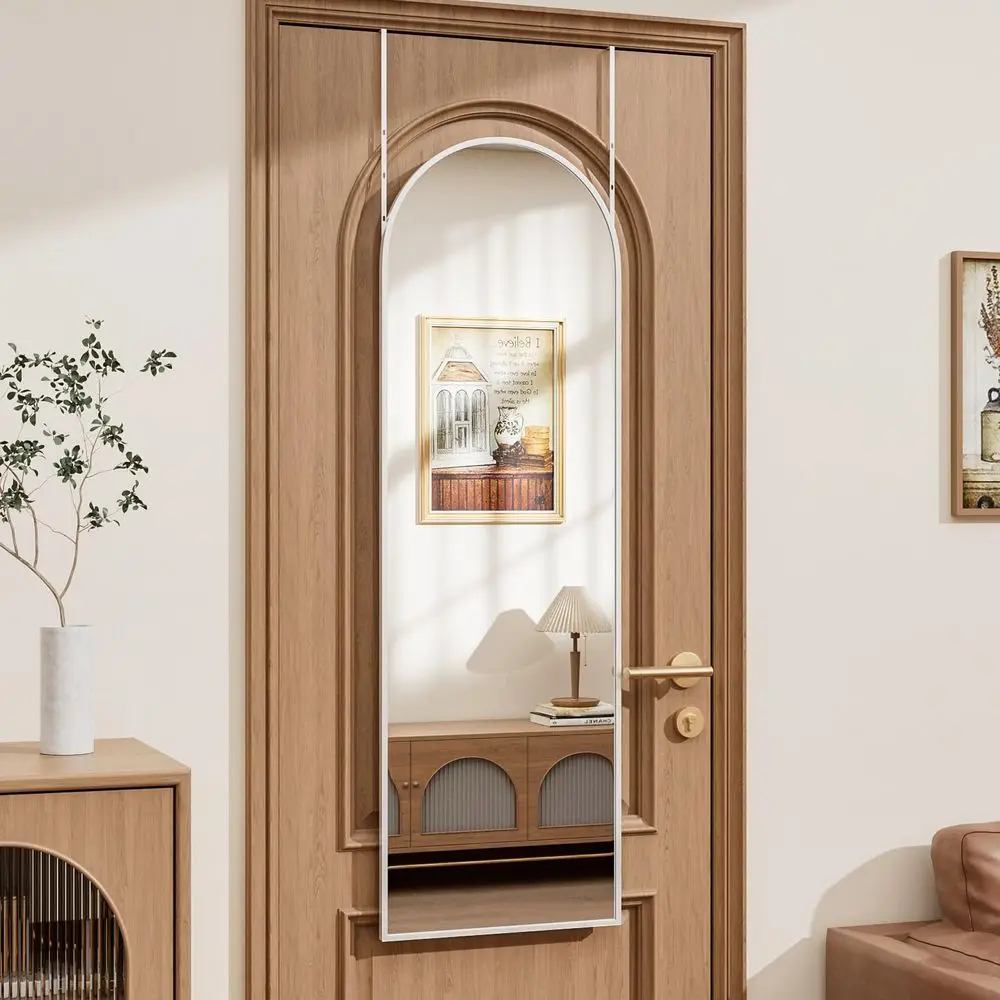 Length Door Mirror, Wall Mounted Wall Mirrors, 50X16 Arched Behind Door Mirror for Use in Living Rooms, Rooms, Bedrooms, Cloakr
Length Door Mirror, Wall Mounted Wall Mirrors, 50X16 Arched Behind Door Mirror for Use in Living Rooms, Rooms, Bedrooms, Cloakr