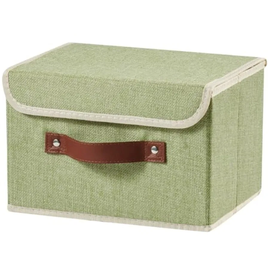 Storage Boxes with Lid Cotton Fabric Storage Bins Organizer Container Decorative Collapsible Washable Shelf Baskets Faux Leathe
Storage Boxes with Lid Cotton Fabric Storage Bins Organizer Container Decorative Collapsible Washable Shelf Baskets Faux Leathe