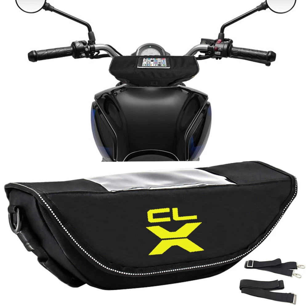 For CFMOTO 700-CLX CLX700 CLX 700 CLX 250 Waterproof motorcycle handlebar travel navigation bag
For CFMOTO 700-CLX CLX700 CLX 700 CLX 250 Waterproof motorcycle handlebar travel navigation bag