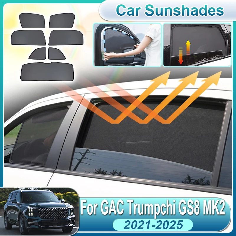 For GAC Trumpchi GS8 2021 2021-2025 MK2 Car Sun Shade Covers Breathable Non-Stuffy Anti-UV Sun Visor Protection Auto Accessories
For GAC Trumpchi GS8 2021 2021-2025 MK2 Car Sun Shade Covers Breathable Non-Stuffy Anti-UV Sun Visor Protection Auto Accessories