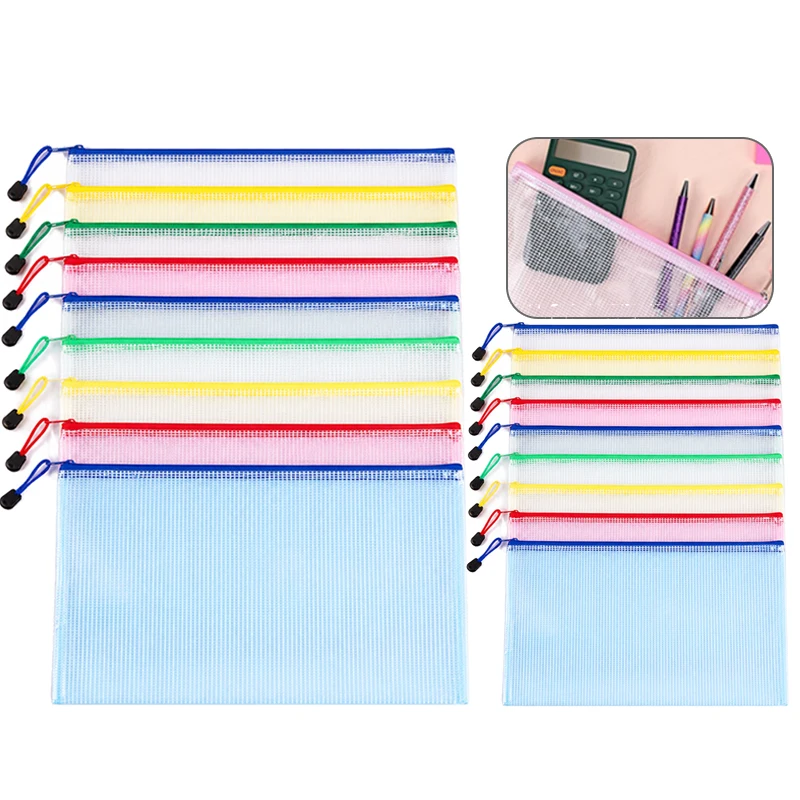 A4 A5 Mesh Zipper Pouch 5/20pcs Document File Bags with Zipper Office School Travel Storage Organizer for Paper Stationery TMZ
A4 A5 Mesh Zipper Pouch 5/20pcs Document File Bags with Zipper Office School Travel Storage Organizer for Paper Stationery TMZ