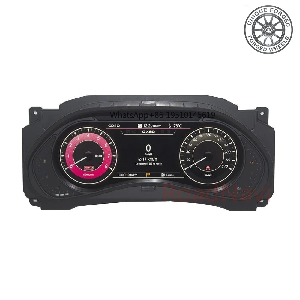 26style BC RoadNavi Linux Car Digital Cluster for Infiniti QX56 QX80 2012-2024 LCD Speedometer Multifunctional Instrument Dashbo
26style BC RoadNavi Linux Car Digital Cluster for Infiniti QX56 QX80 2012-2024 LCD Speedometer Multifunctional Instrument Dashbo