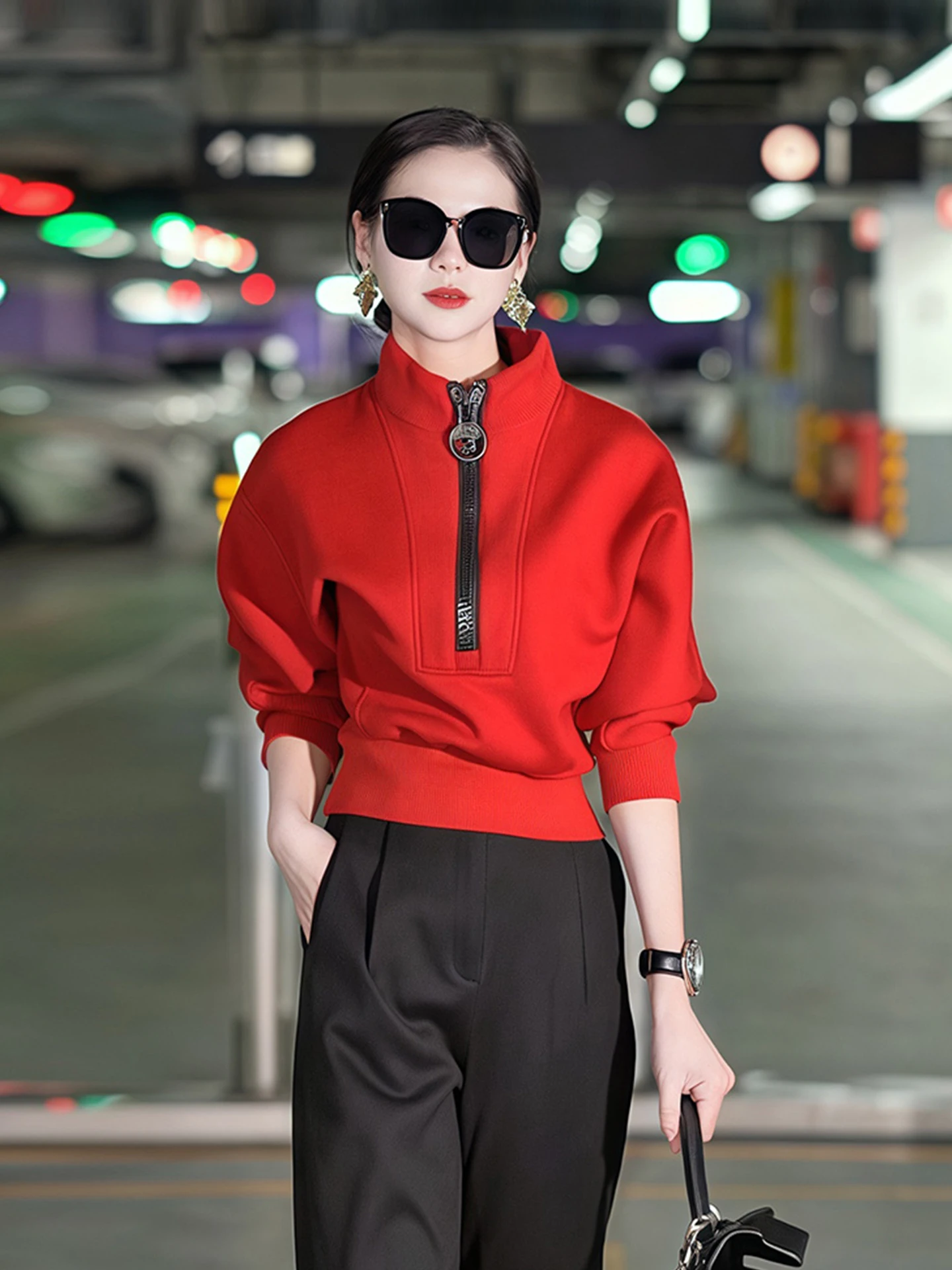 Ele Comfortable Long Sve Women's Sweatirt High-End Brand European Sle Early Autumn New Arrival Slimming Faionabl...
Ele Comfortable Long Sve Women's Sweatirt High-End Brand European Sle Early Autumn New Arrival Slimming Faionabl...