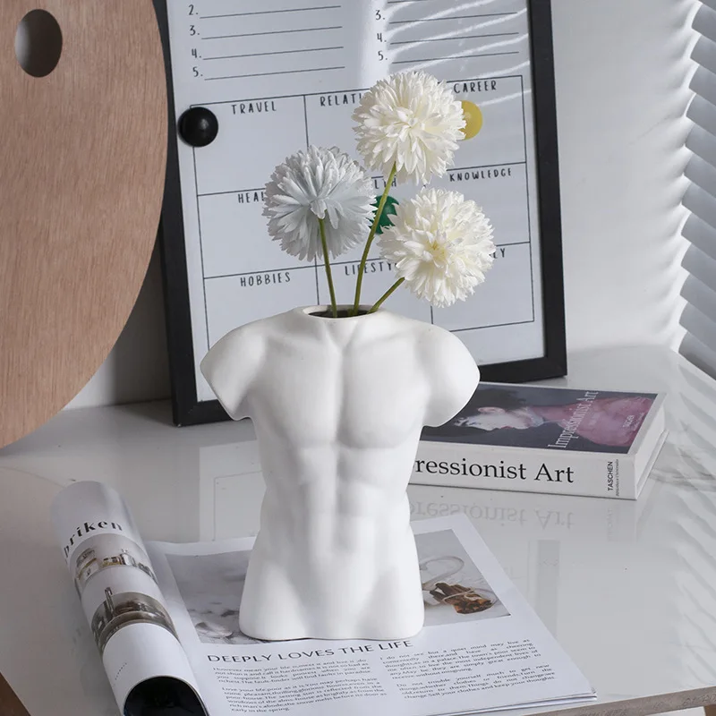 Nordic Fierce Men Like Vase Decoration Home Ceramic Vase Ceramic Ornaments Dried Flower Accessories Desktop Decoration Ornaments
Nordic Fierce Men Like Vase Decoration Home Ceramic Vase Ceramic Ornaments Dried Flower Accessories Desktop Decoration Ornaments