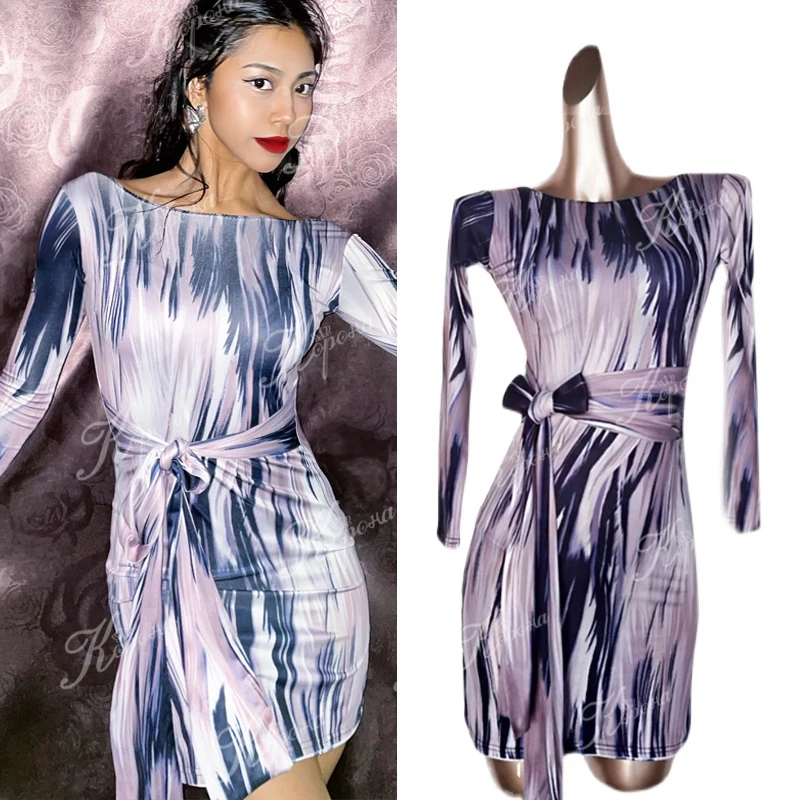 2025 New Latin Dance Dress For Women Long Sleeved Practice Clothes Chacha Rumba Tango Adult Female Latin Stage Outfits DQS19436
2025 New Latin Dance Dress For Women Long Sleeved Practice Clothes Chacha Rumba Tango Adult Female Latin Stage Outfits DQS19436