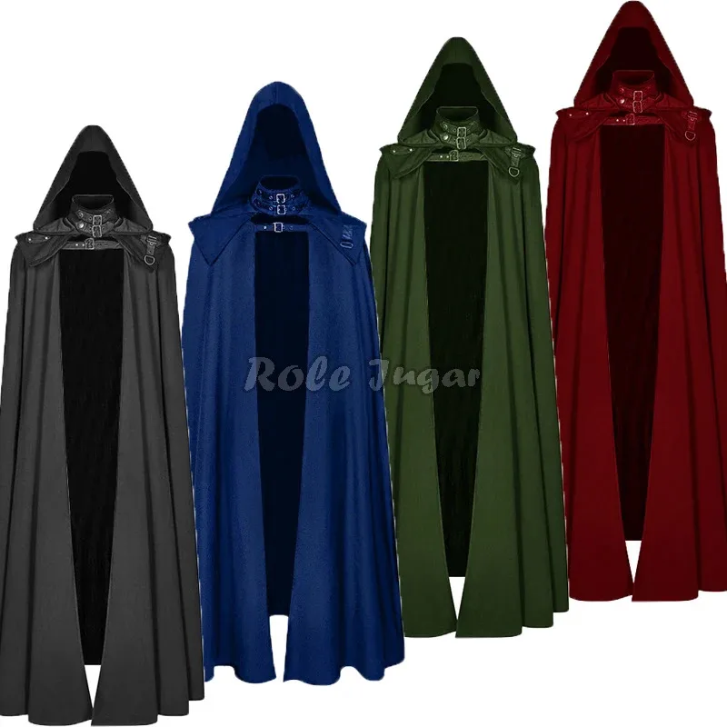 Renaissance Devil Wizard Hooded Cloak Cosplay Costume Medieval Retro Gothic Men Long Style Coat Cape Halloween Costumes
Renaissance Devil Wizard Hooded Cloak Cosplay Costume Medieval Retro Gothic Men Long Style Coat Cape Halloween Costumes