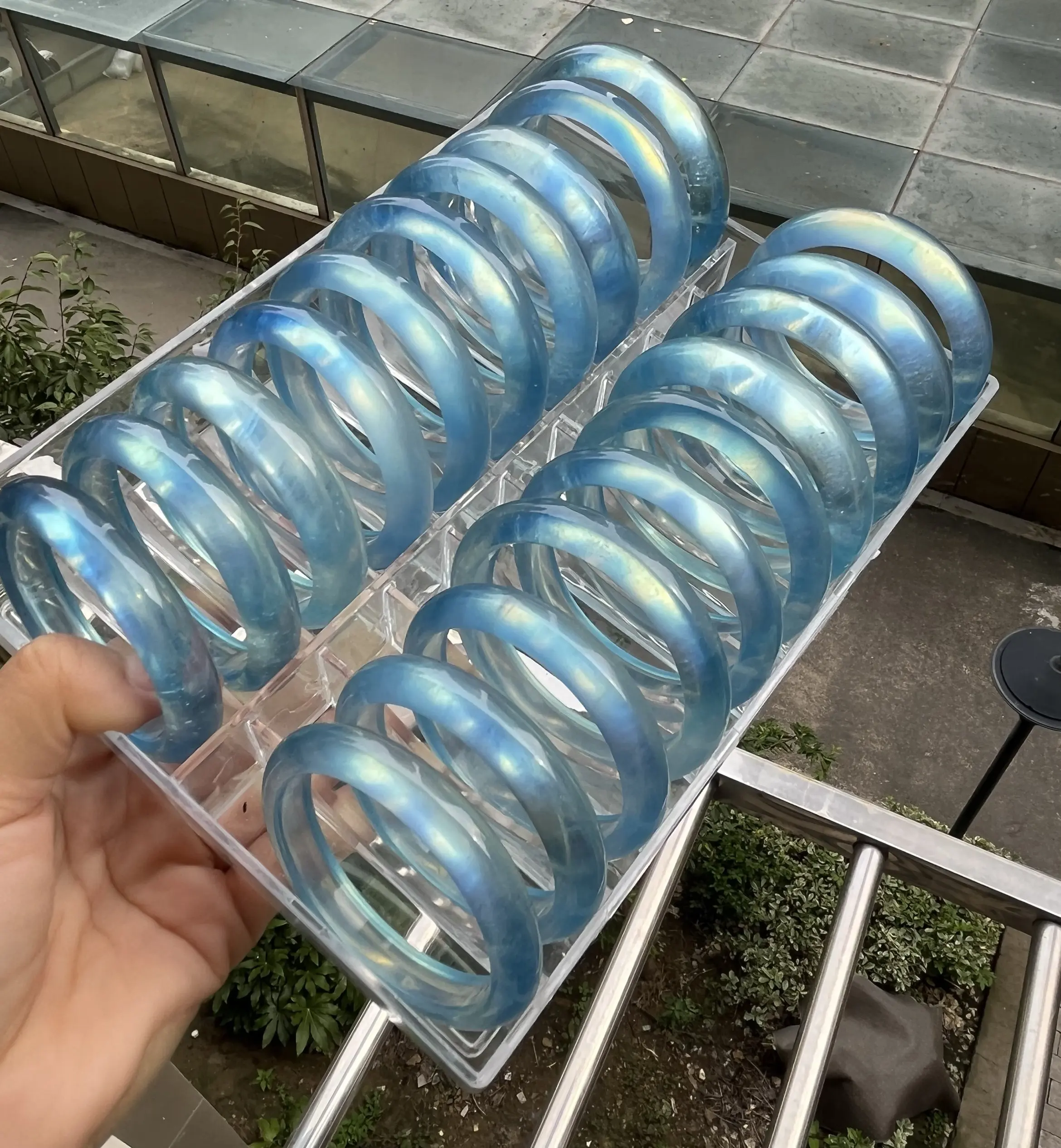 Brazilian Aquamarine Bracelet Dopamine Healing Color High Ice Blue Slip
Brazilian Aquamarine Bracelet Dopamine Healing Color High Ice Blue Slip