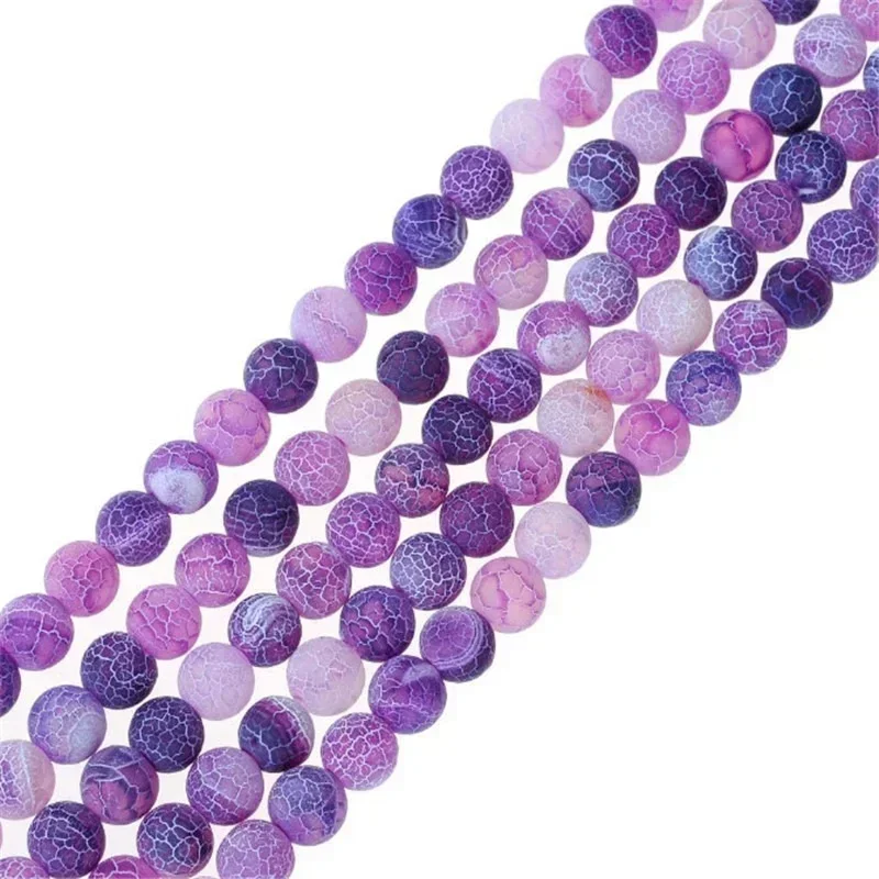 15inch Frosted Agate Purple Color Loose Beads Natural Gemstone Smooth Round for Jewelry Making
15inch Frosted Agate Purple Color Loose Beads Natural Gemstone Smooth Round for Jewelry Making
