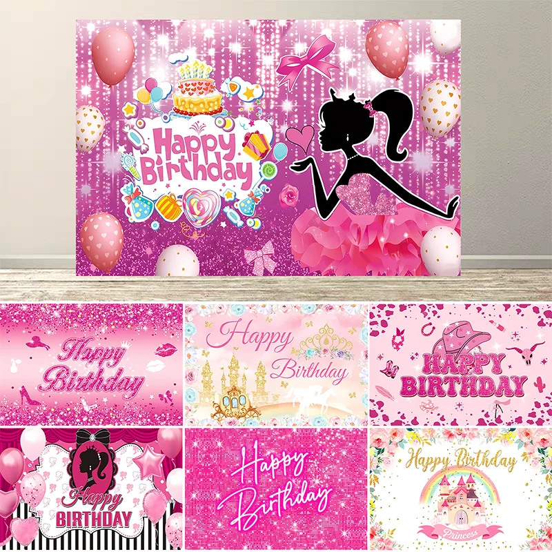 Barbie Princess Party Backdrop Decorations Girl Lady Birthday Party Banner Baby Shower Cake Table Decor Photography Background
Barbie Princess Party Backdrop Decorations Girl Lady Birthday Party Banner Baby Shower Cake Table Decor Photography Background