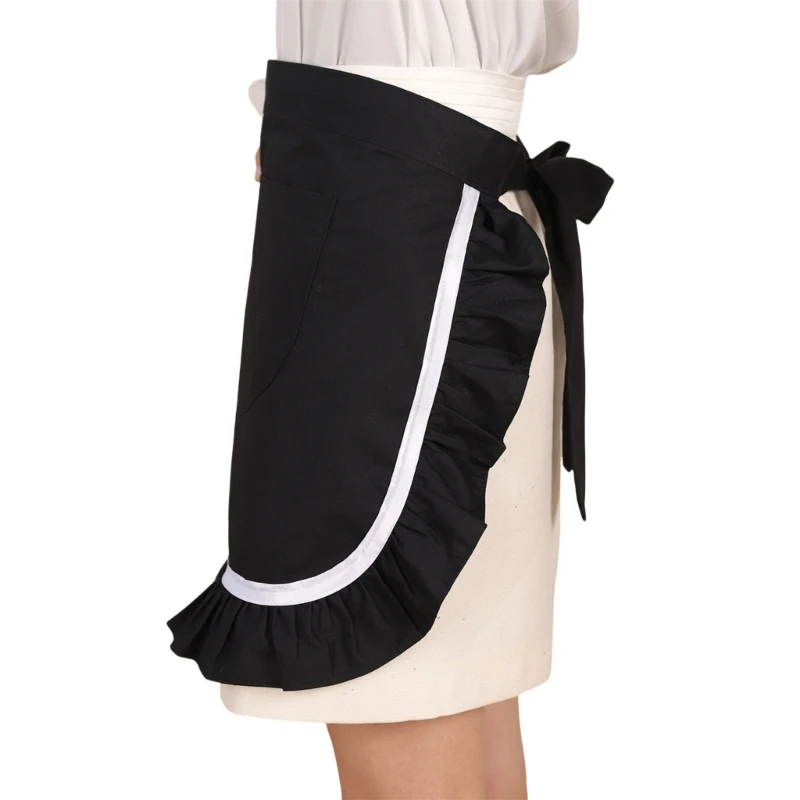Fashionable Pleated Half Apron for Cooking Baking Cotton Comfortable Apron P8DB
Fashionable Pleated Half Apron for Cooking Baking Cotton Comfortable Apron P8DB