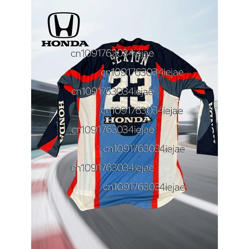 Honda Racing Style Long Sleeve Jersey Quick Dry Breathable Riding Shirt for Dirt Bike Mountain Riders Daily Gear
Honda Racing Style Long Sleeve Jersey Quick Dry Breathable Riding Shirt for Dirt Bike Mountain Riders Daily Gear