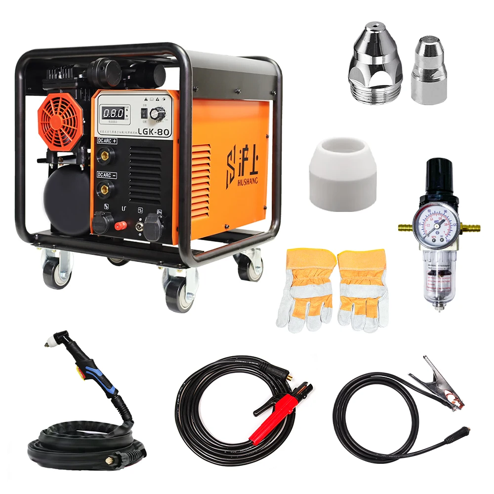 Portable 50HZ DC air Plasma Cutter for Metal 60A with air Compressor Cut Mma 2 in 1 Single Phase 220/380V Plasma Cutting Machine
Portable 50HZ DC air Plasma Cutter for Metal 60A with air Compressor Cut Mma 2 in 1 Single Phase 220/380V Plasma Cutting Machine
