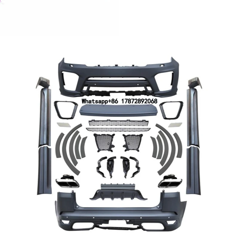 2014-2018 Year RR Sport Plastic Material Bady Kit for RR Old to New Body Parts Front Bumper Side Skirts Grilles Over Fenders
2014-2018 Year RR Sport Plastic Material Bady Kit for RR Old to New Body Parts Front Bumper Side Skirts Grilles Over Fenders
