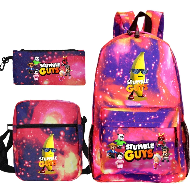 Kawaii Stumble Guys Backpack Shoulder Bag Pen Bag 3pcs Set Children Daily Bookbag Stumble Guys Backpack Bog Girl Large Schoolbag
Kawaii Stumble Guys Backpack Shoulder Bag Pen Bag 3pcs Set Children Daily Bookbag Stumble Guys Backpack Bog Girl Large Schoolbag