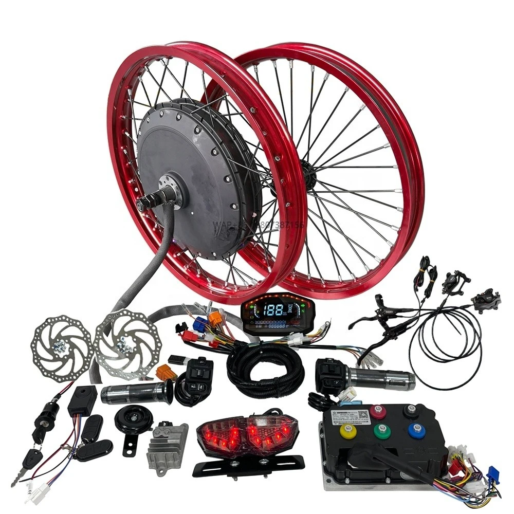 High Speed Motor 72V8000W 3.5T 273 V3 150mm Electric Motorcycle Hub Motor Conversion Kit with Harness Wiring
High Speed Motor 72V8000W 3.5T 273 V3 150mm Electric Motorcycle Hub Motor Conversion Kit with Harness Wiring