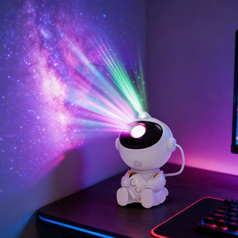 Astronaut Starry Sky Light Rocket Space Shuttle Astronaut Projection Light Ambient Light Laser Light LED Star Light Bedroom Lamp
Astronaut Starry Sky Light Rocket Space Shuttle Astronaut Projection Light Ambient Light Laser Light LED Star Light Bedroom Lamp