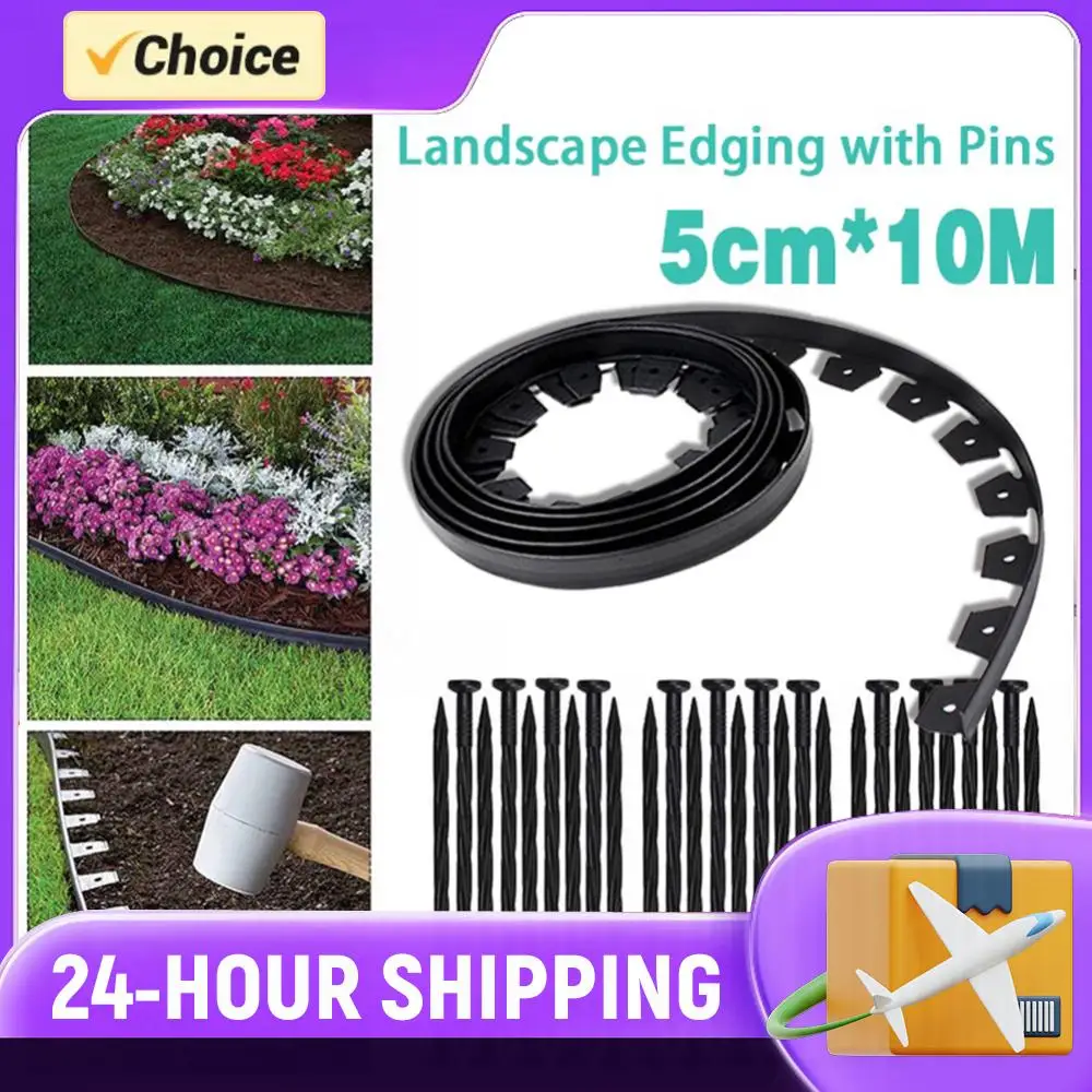 10M Flexible Lawn Edging Kit Garden Edging Borders with 30Pcs Stakes Landscape Edging Border Kit for Garden Flower Beds Pavement
10M Flexible Lawn Edging Kit Garden Edging Borders with 30Pcs Stakes Landscape Edging Border Kit for Garden Flower Beds Pavement