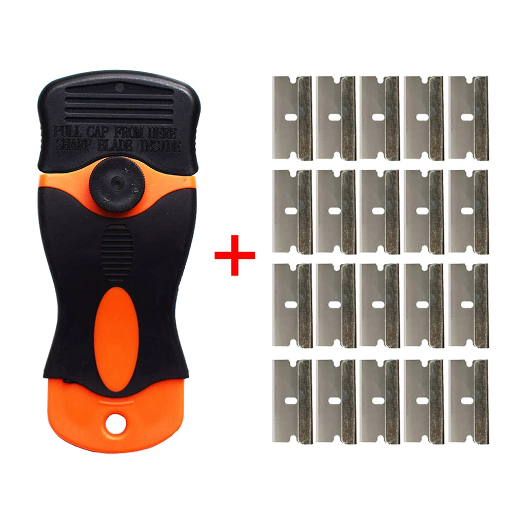 CNGZSY Ceramic Oven Cleaner Car Snow Shovel Window Glue Remover Mobile Phone Razor Scraper with 20pcs 1.5" Metal Blades E12+20M
CNGZSY Ceramic Oven Cleaner Car Snow Shovel Window Glue Remover Mobile Phone Razor Scraper with 20pcs 1.5" Metal Blades E12+20M