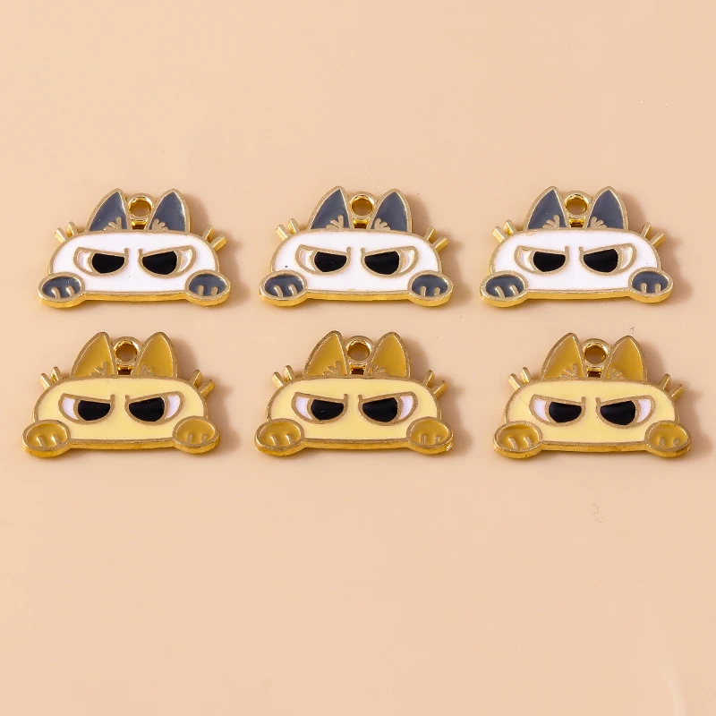 20pcs 20x14mm Cute Animal Charms Enamel Cat Charms Pendants for Making Drop Earrings Necklaces Bracelets DIY Jewelry Findings
20pcs 20x14mm Cute Animal Charms Enamel Cat Charms Pendants for Making Drop Earrings Necklaces Bracelets DIY Jewelry Findings