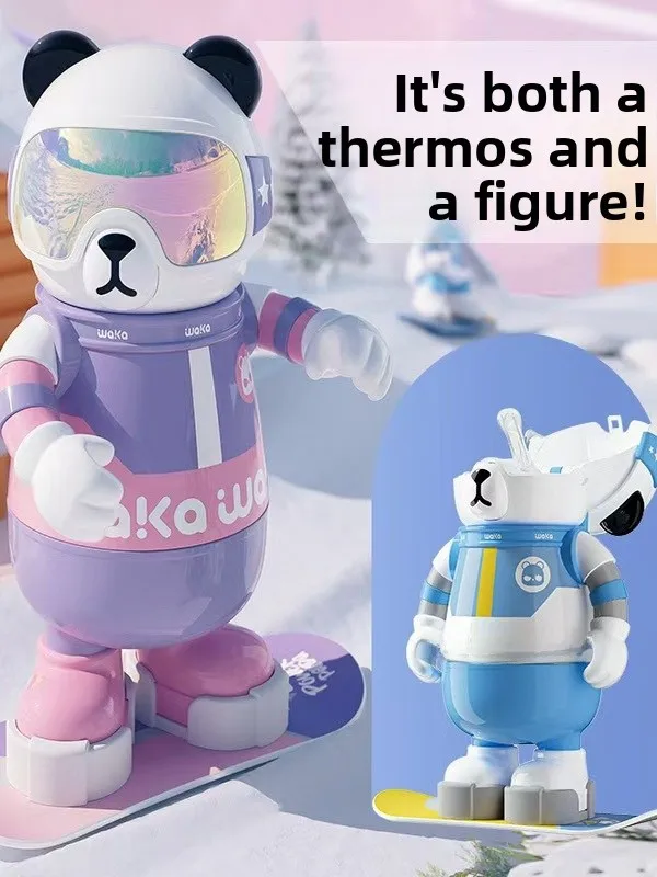 Waka Waka Cartoon Panda Thermal Cup 316L Inner Vessel Trendy Collectible Figure Design Creative Children Water Cup Gift
Waka Waka Cartoon Panda Thermal Cup 316L Inner Vessel Trendy Collectible Figure Design Creative Children Water Cup Gift