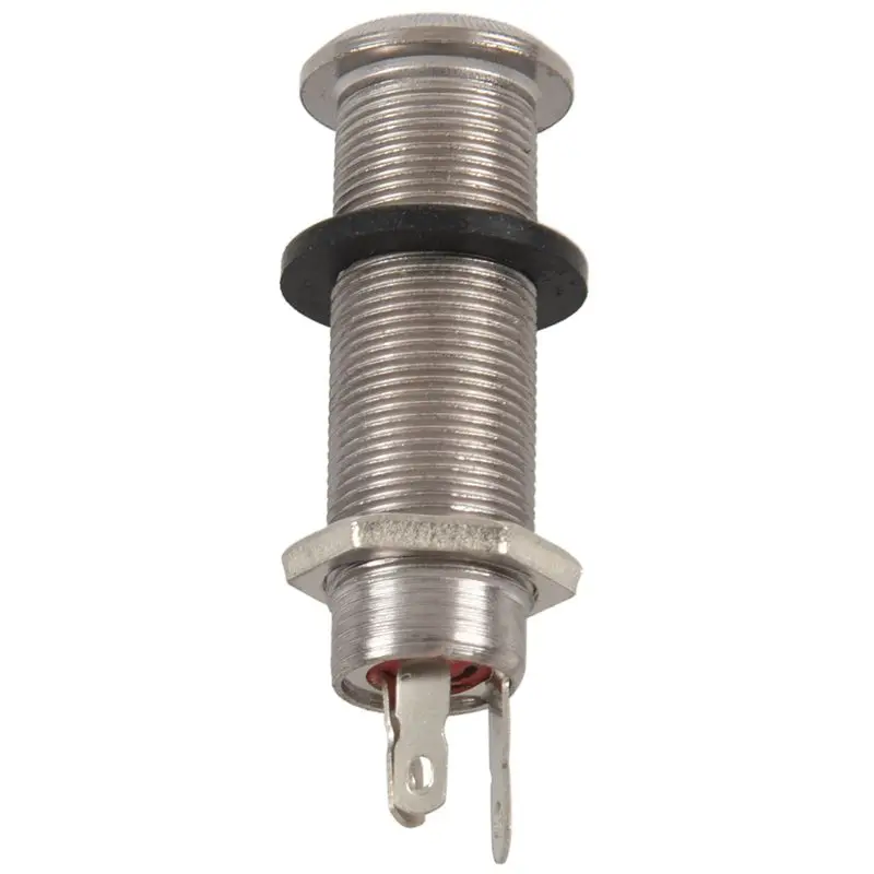 6 шт. хромированных резьбовых цилиндрических разъемов (джеков) 1/4 дюйма для электрогитары (вход/выход)
6 шт. хромированных резьбовых цилиндрических разъемов (джеков) 1/4 дюйма для электрогитары (вход/выход)