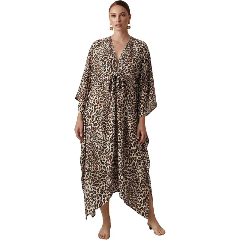 Womens Kaftan Dresses Plus Size Swimsuit Coverup Batwing Sleeves Moo Moos Caftan Loungewear Beach Dress
Womens Kaftan Dresses Plus Size Swimsuit Coverup Batwing Sleeves Moo Moos Caftan Loungewear Beach Dress