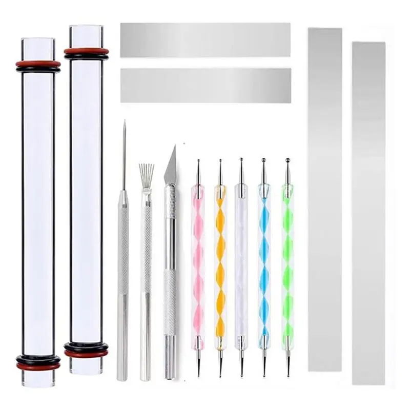 A20F-Clay Tools Set 13Pcs With Acrylic Roller, Tissue Blade, Modelling Tool, Cutter Knife- For Clay Cutting And Sculpting
A20F-Clay Tools Set 13Pcs With Acrylic Roller, Tissue Blade, Modelling Tool, Cutter Knife- For Clay Cutting And Sculpting