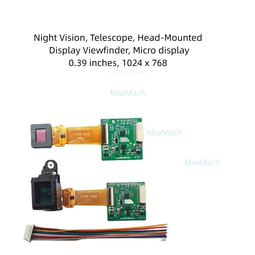 Thermal Night Vision Telescope Viewfinder 0.39 inch Miniature Head-mounted Display 1024X768 in stock
Thermal Night Vision Telescope Viewfinder 0.39 inch Miniature Head-mounted Display 1024X768 in stock