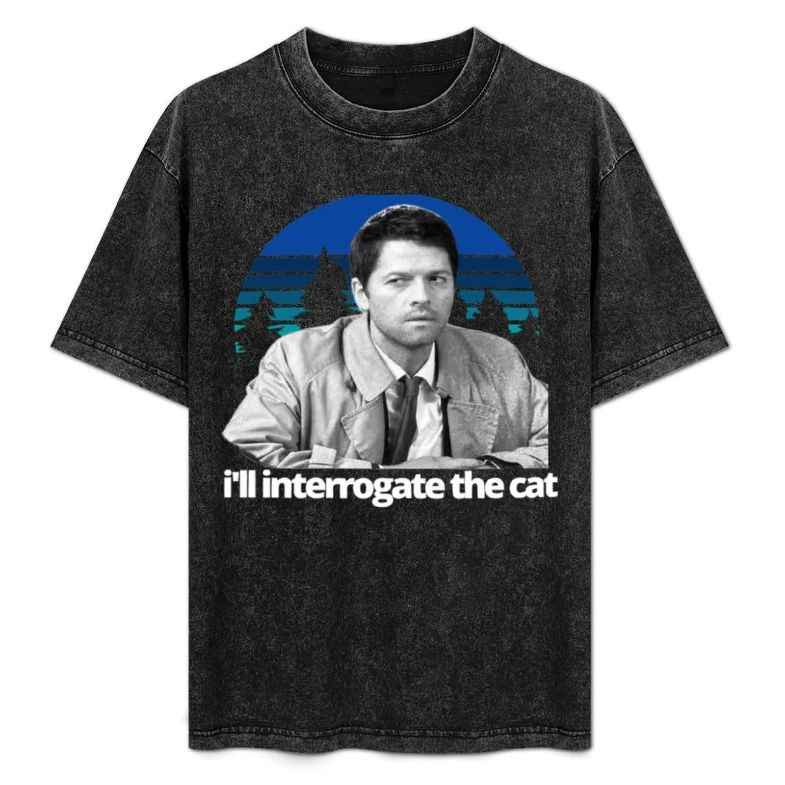 Castiel I'll Interrogate The Cat T-Shirt anime tshirt quick-drying vintage sweat anime shirts men
Castiel I'll Interrogate The Cat T-Shirt anime tshirt quick-drying vintage sweat anime shirts men