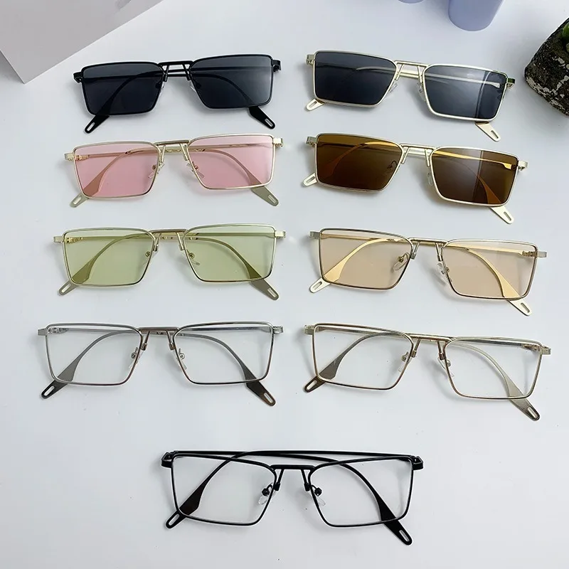 9Pcs Small Frame Rectangle Shades Sunglasses for Women Personality Hollow Temple Shades
9Pcs Small Frame Rectangle Shades Sunglasses for Women Personality Hollow Temple Shades
