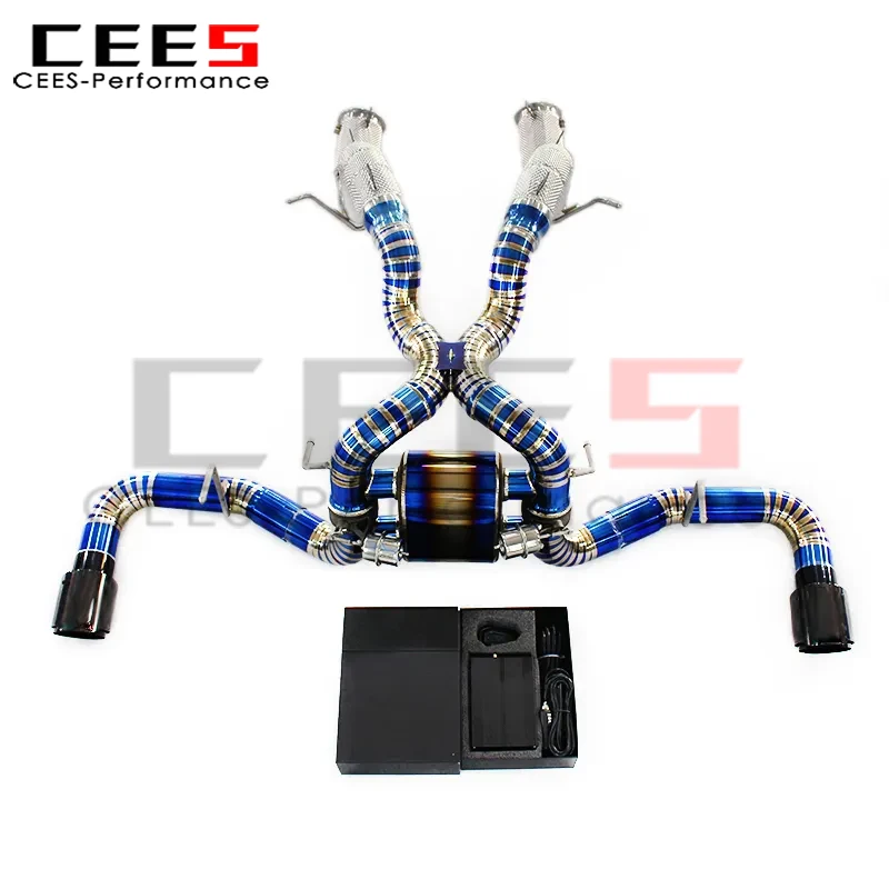 CEES Valved Axle Back Heat Shield Header Exhaust System for McLaren 570S 3.8T 2015-2019 Downpipe With Catalyst
CEES Valved Axle Back Heat Shield Header Exhaust System for McLaren 570S 3.8T 2015-2019 Downpipe With Catalyst