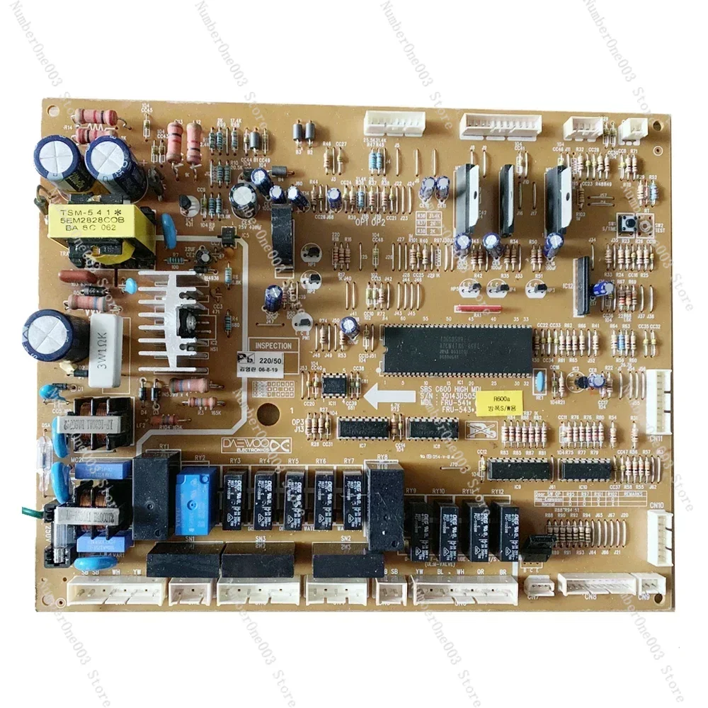 Оригинальная материнская плата для холодильника, модуль питания, плата управления печатной платой FRU-541 FRU-543 30143D5050 30143D5051
Оригинальная материнская плата для холодильника, модуль питания, плата управления печатной платой FRU-541 FRU-543 30143D5050 30143D5051