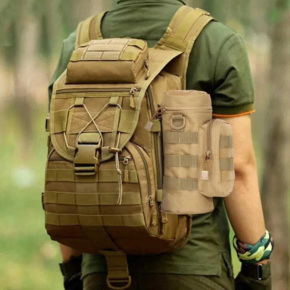 095 Outdoor Hiking Tactical Water Bottle Pouch, MOLLE System Waist Hang Bag Cup Holder, No Shoulder Straps
095 Outdoor Hiking Tactical Water Bottle Pouch, MOLLE System Waist Hang Bag Cup Holder, No Shoulder Straps