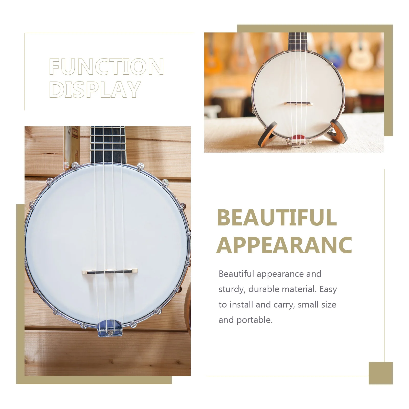 2Pcs Premium Banjo Saddle Bridge Replacement for 5 String Banjo Fine Craftsmanship Compensated Tremolo Bridge Musical Part
2Pcs Premium Banjo Saddle Bridge Replacement for 5 String Banjo Fine Craftsmanship Compensated Tremolo Bridge Musical Part